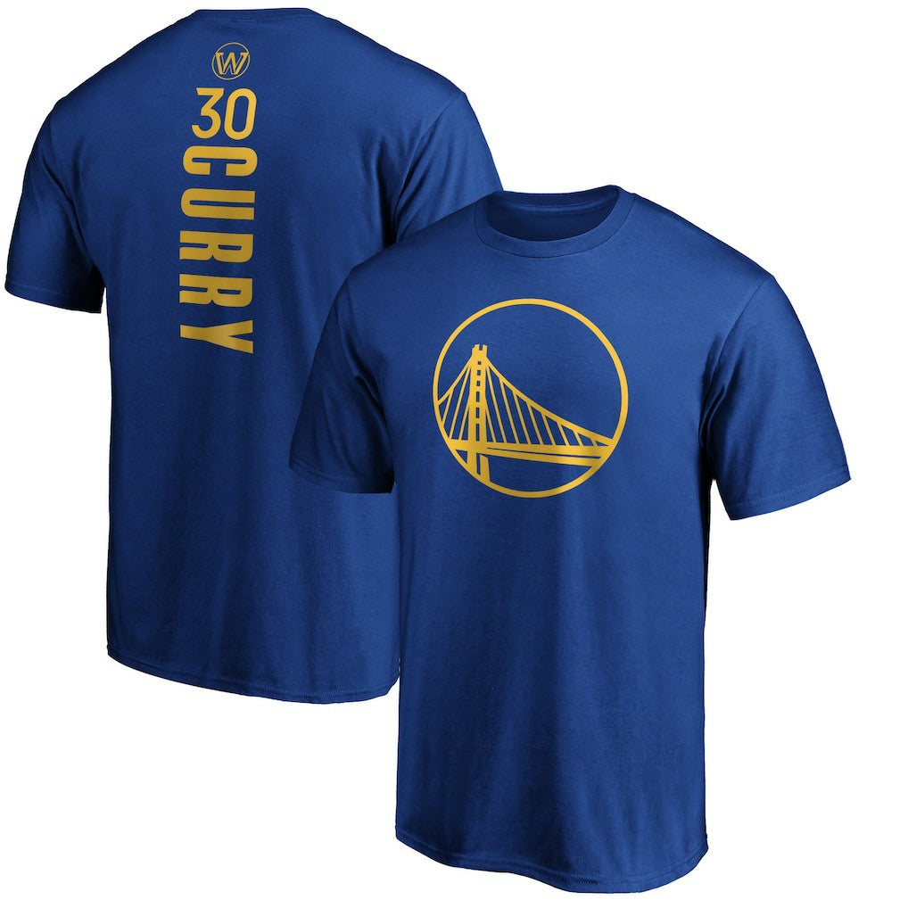 Stephen Curry Golden State Warriors Team Playmaker Name & Number T-Shirt Royal - Fanatics