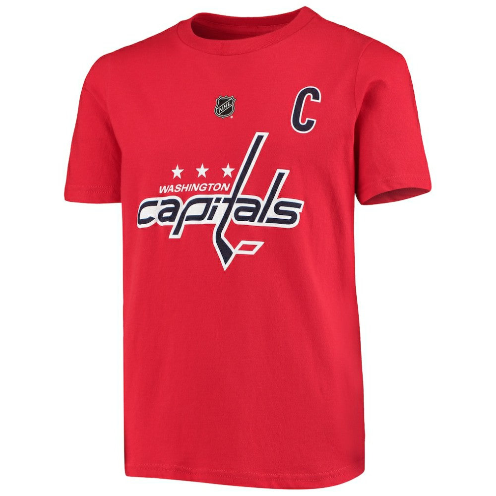 Alexander Ovechkin Washington Capitals Youth Player Name & Number T-Shirt - Red | US 3688862