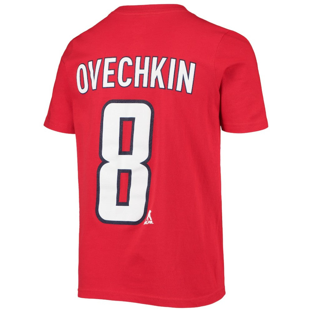 Alexander Ovechkin Washington Capitals Youth Player Name & Number T-Shirt - Red | US 3688862