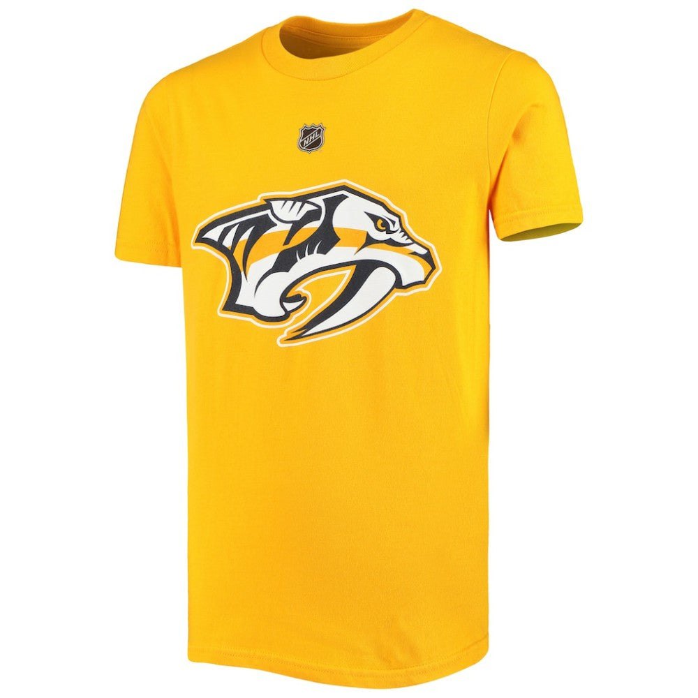 Filip Forsberg Nashville Predators Youth Player Name & Number T-Shirt - Gold | US 3688877