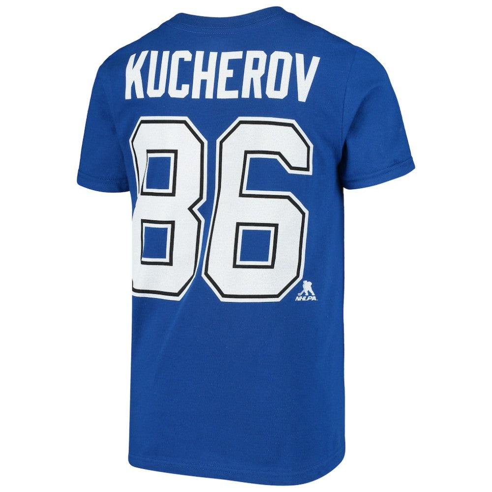 Nikita Kucherov Tampa Bay Lightning Youth Player Name & Number T-Shirt - Royal | US 3688885