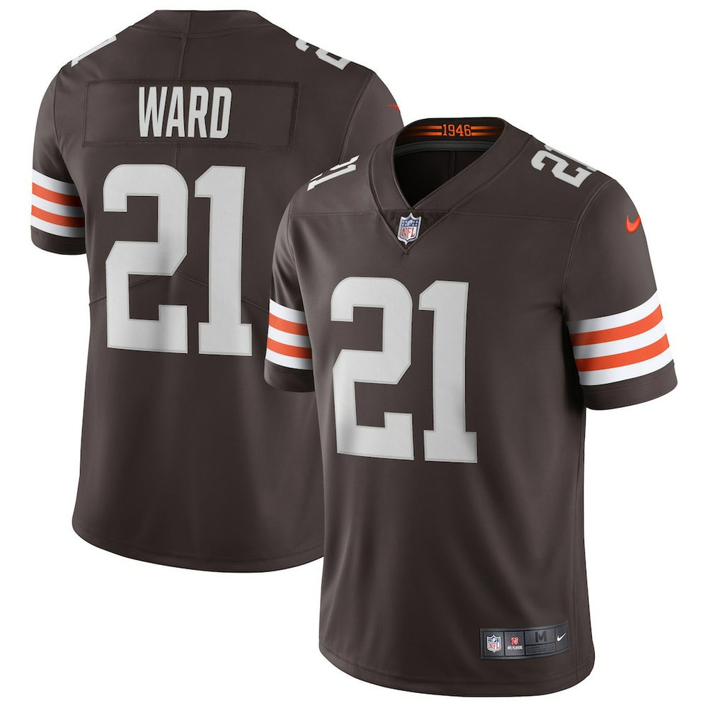 Denzel Ward Cleveland Browns Vapor Limited Jersey - Brown Jerseys