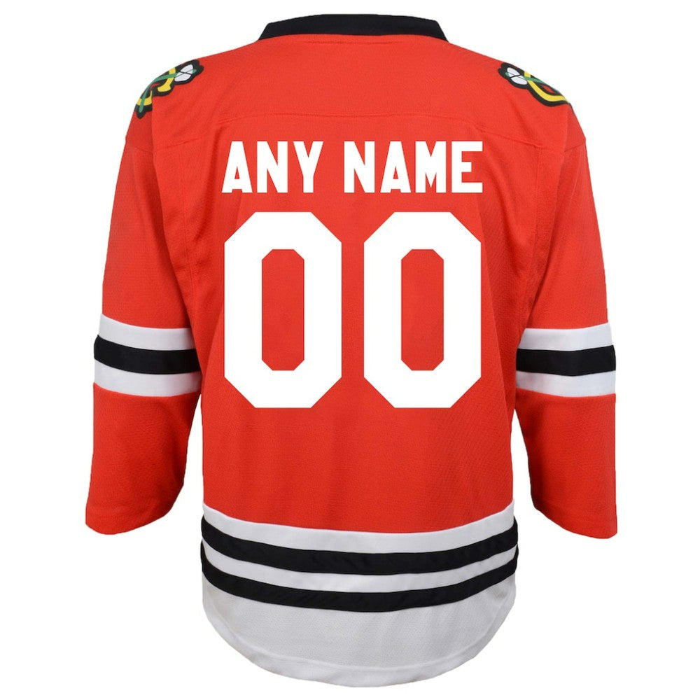 Chicago Blackhawks Youth Replica Custom Jersey - Red | US 3695819