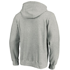 Dallas Mavericks Team Primary Logo Fitted Pullover Hoodie Heather Gray - Fanatics