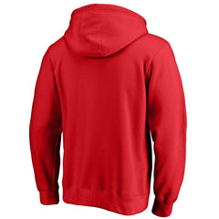 Washington Wizards Icon Primary Logo Fitted Pullover Hoodie Red - Fanatics