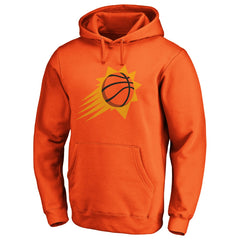 Phoenix Suns Icon Primary Logo Fitted Pullover Hoodie Orange - Fanatics