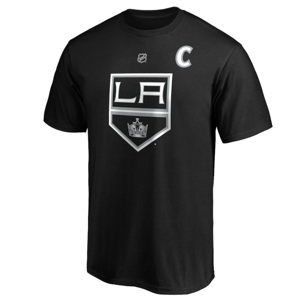 Anze Kopitar Los Angeles Kings Fanatics Authentic Stack Player Name & Number T-Shirt - Black | US 3706519