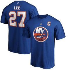 Anders Lee New York Islanders Fanatics Authentic Stack Player Name & Number T-Shirt - Royal | US 3706539