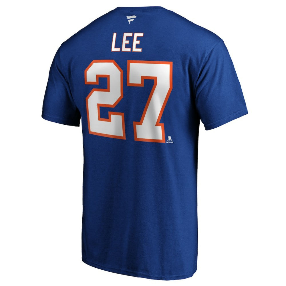 Anders Lee New York Islanders Fanatics Authentic Stack Player Name & Number T-Shirt - Royal | US 3706539