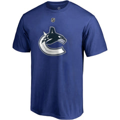 Elias Pettersson Vancouver Canucks Fanatics Authentic Stack Player Name & Number T-Shirt - Blue | US 3706578