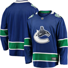 Vancouver Canucks Fanatics Home Team Breakaway Jersey - Blue | US 3710400