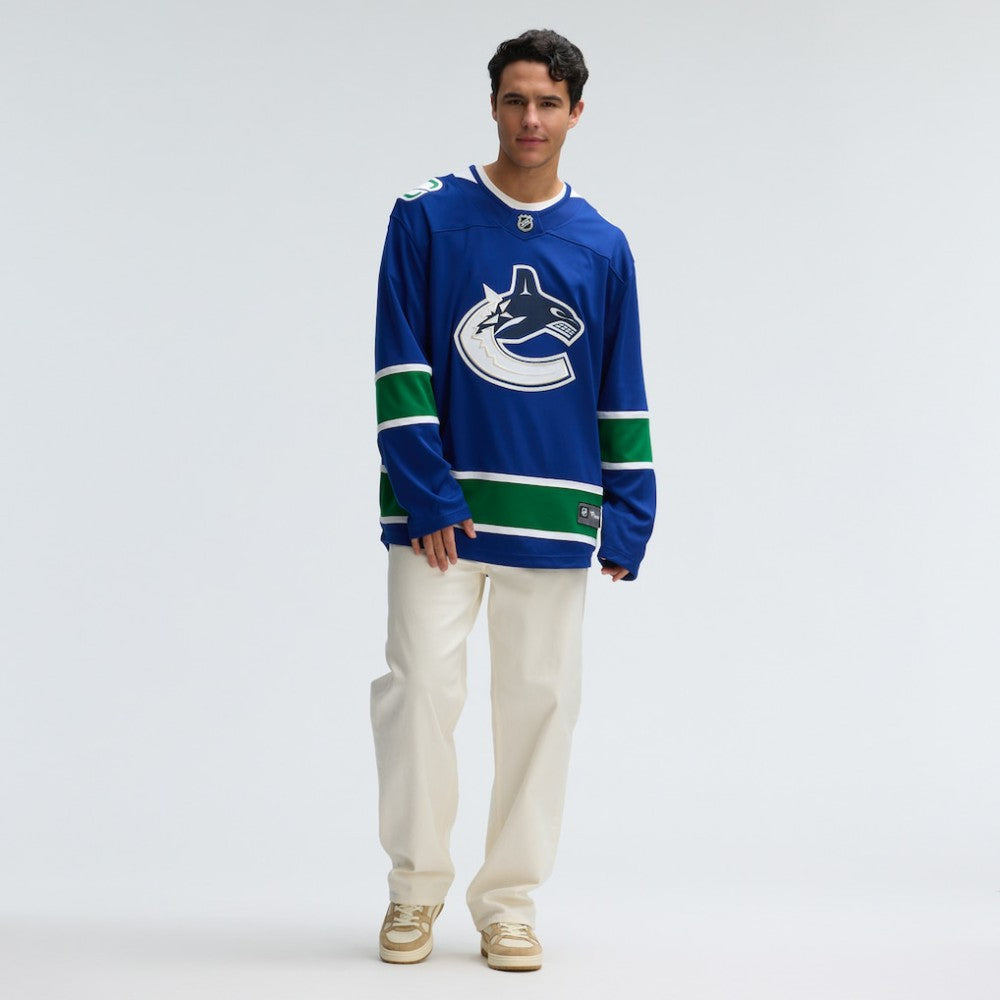 Vancouver Canucks Fanatics Home Team Breakaway Jersey - Blue | US 3710400