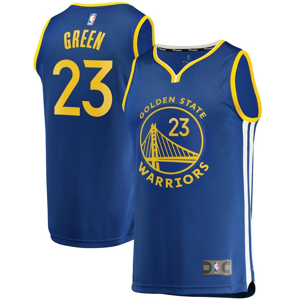 Draymond Green Golden State Warriors Fast Break Replica Player Team Jersey Icon Editi- Royal - Fanatics