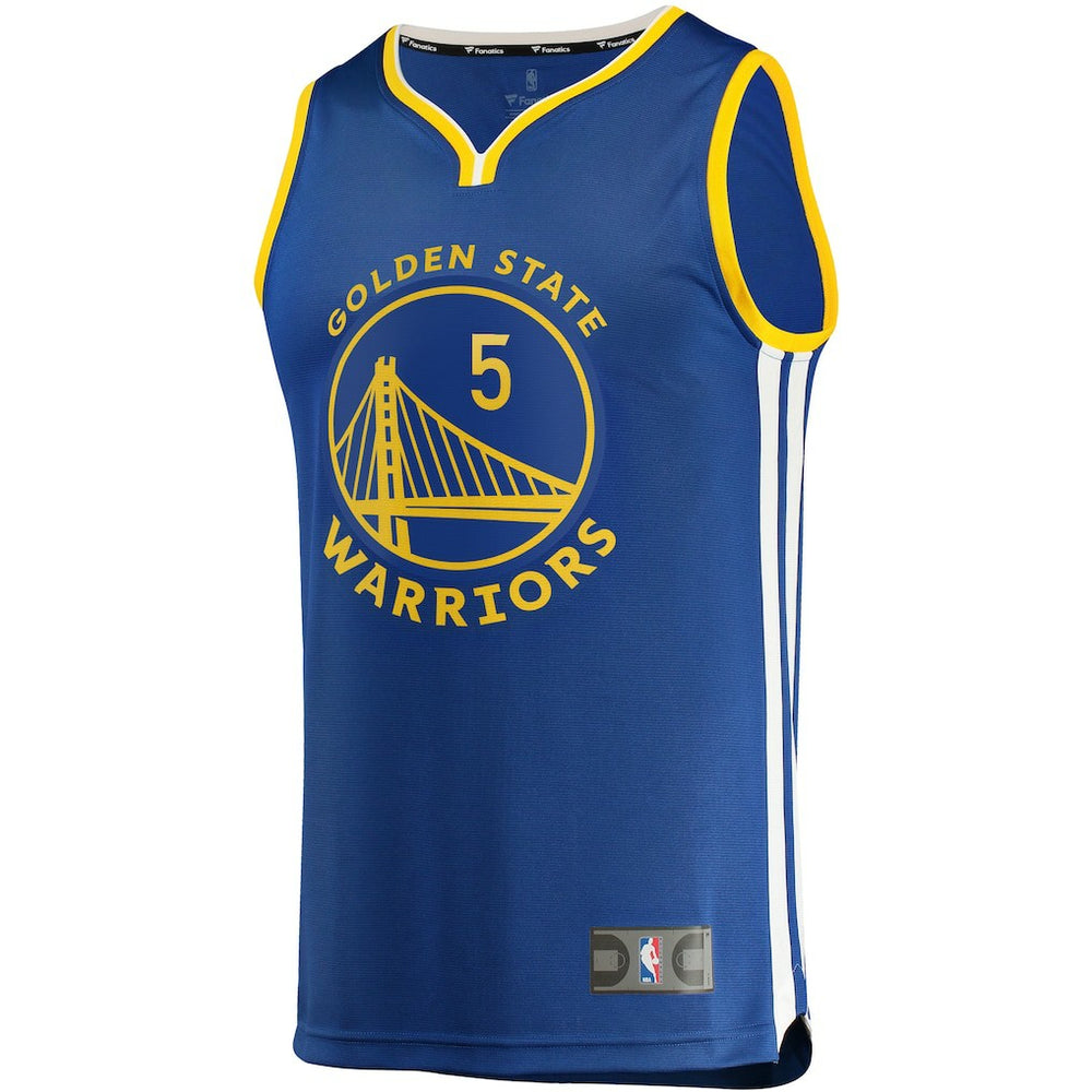 Kevon Looney Golden State Warriors Fast Break Replica Player Team Jersey Icon Editi- Royal - Fanatics