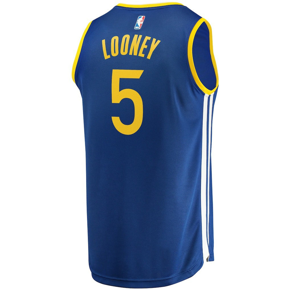 Kevon Looney Golden State Warriors Fast Break Replica Player Team Jersey Icon Editi- Royal - Fanatics