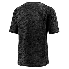 Carolina Panthers Nickname Wordmark Raglan Space Dye T-Shirt - Black T-shirts