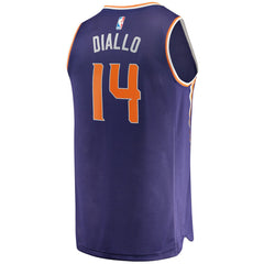 Cheick Diallo Phoenix Suns Youth Fast Break Replica Player Jersey Icon Edition Purple - Fanatics