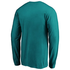 Miami Dolphins Primary Logo Long Sleeve T-Shirt - Aqua T-shirts