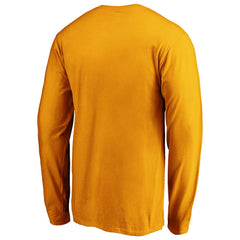 Pittsburgh Steelers Primary Logo Long Sleeve T-Shirt - Gold T-shirts