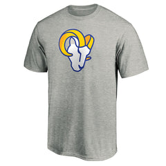 Los Angeles Rams Primary Logo T-Shirt - Heather Gray T-shirts
