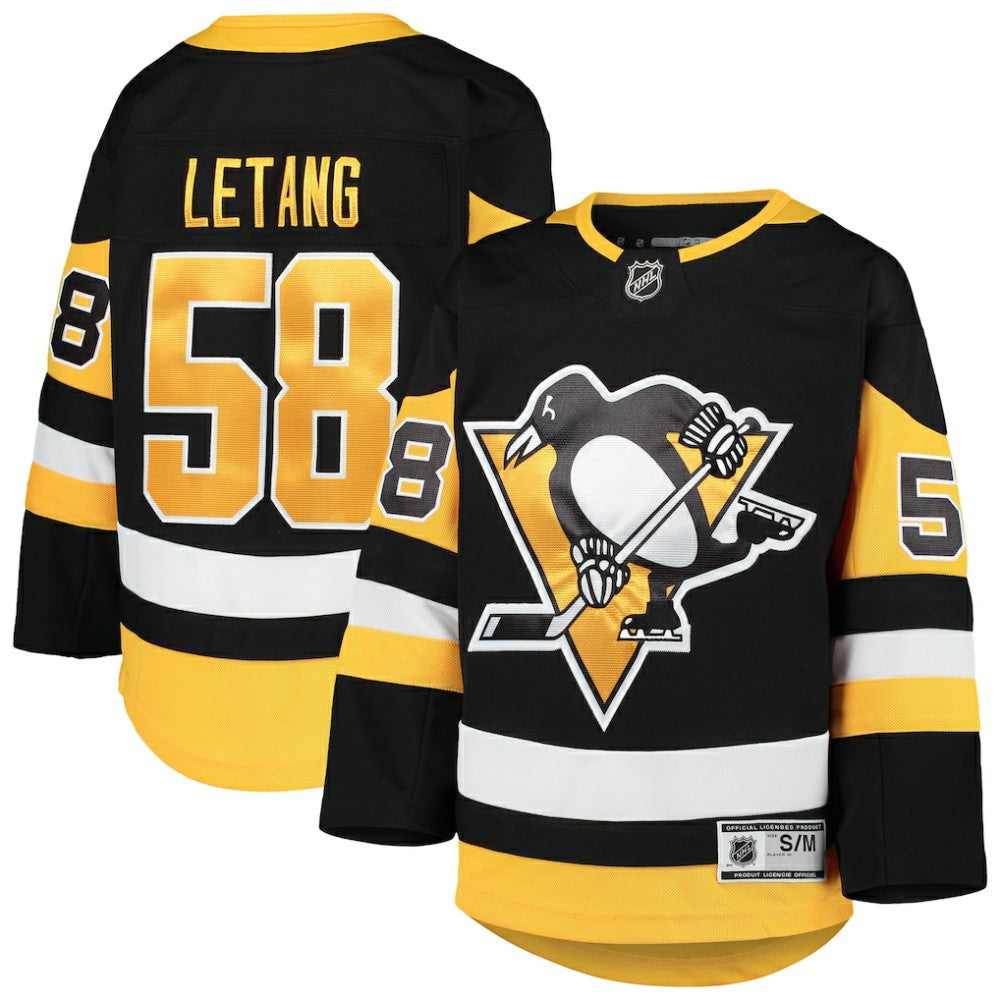 Kris Letang Pittsburgh Penguins Youth Premier Player Jersey - Black | US 3727390