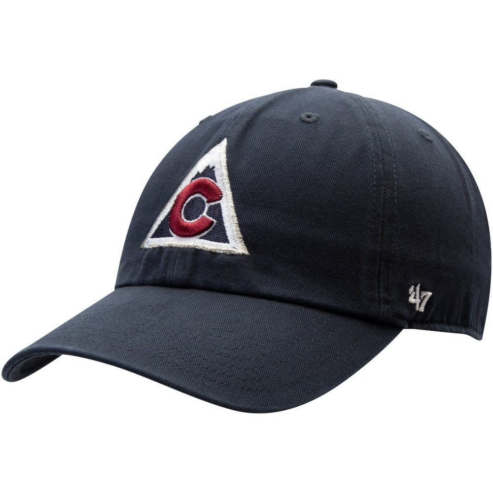 Colorado Avalanche '47 Clean Up Alternate Logo Adjustable Hat - Navy | US 3728055
