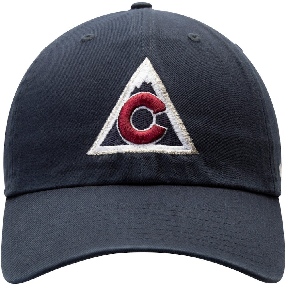 Colorado Avalanche '47 Clean Up Alternate Logo Adjustable Hat - Navy | US 3728055