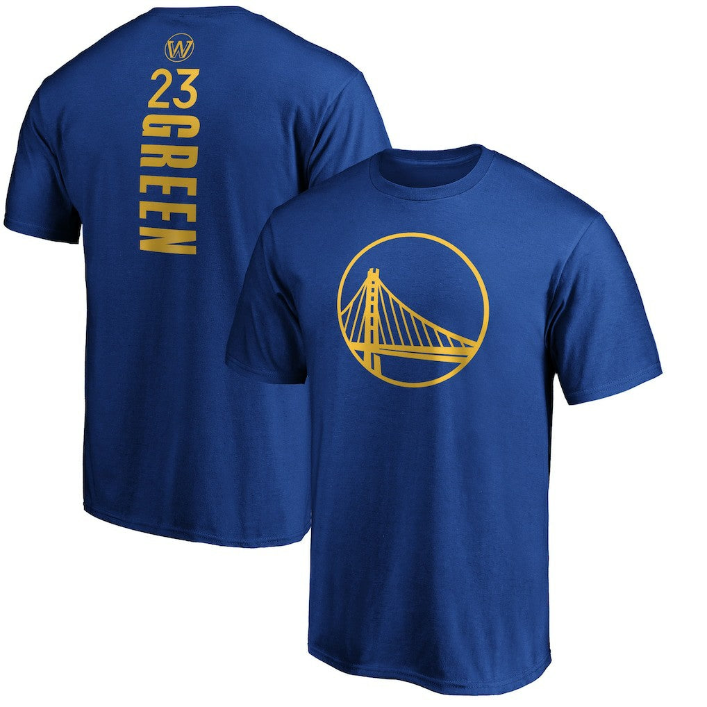 Draymond Green Golden State Warriors Playmaker Name & Number T-Shirt Royal