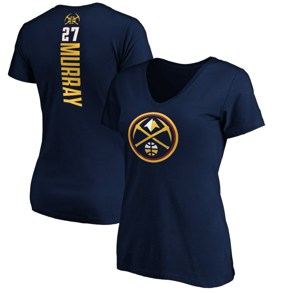 Jamal Murray Denver Nuggets Women's Playmaker Name & Number T-Shirt Navy