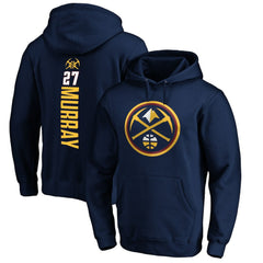 Denver Nuggets Playmaker Name & Number Pullover Hoodie Navy