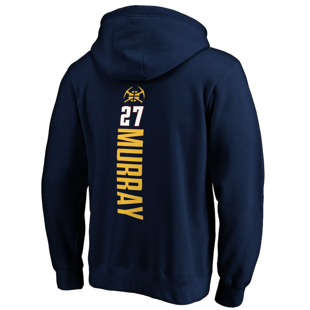 Denver Nuggets Playmaker Name & Number Pullover Hoodie Navy