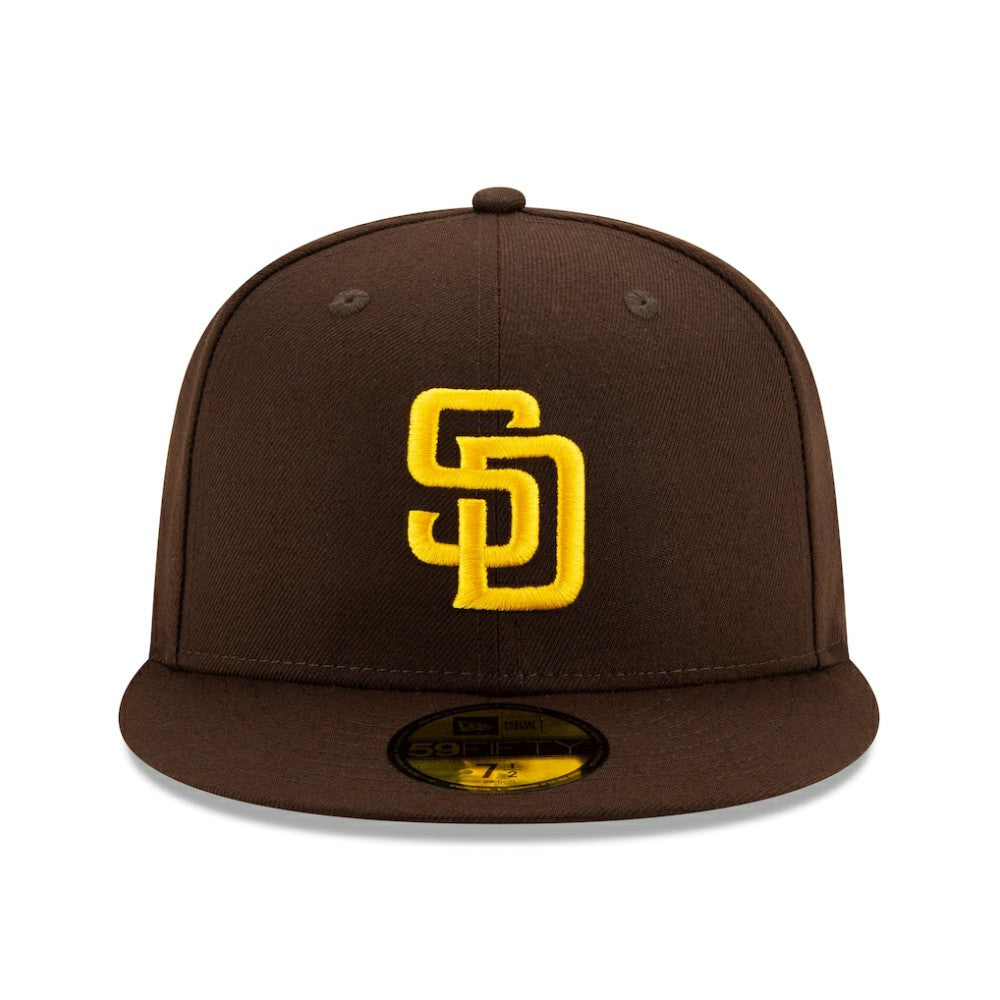 San Diego Padres New Era Authentic Collection On-Field 59FIFTY Fitted Hat - Brown Hats