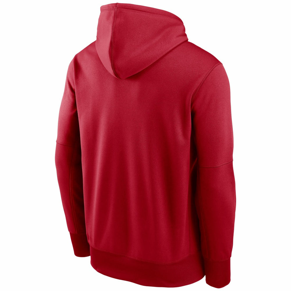 Tampa Bay Buccaneers Fan Gear Wordmark Performance Pullover Hoodie - Red Hoodies