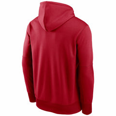 Tampa Bay Buccaneers Fan Gear Wordmark Performance Pullover Hoodie - Red Hoodies