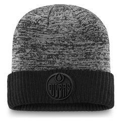 Edmonton Oilers Fanatics Authentic Pro Travel & Training Cuffed Knit Hat - Black | US 3738284