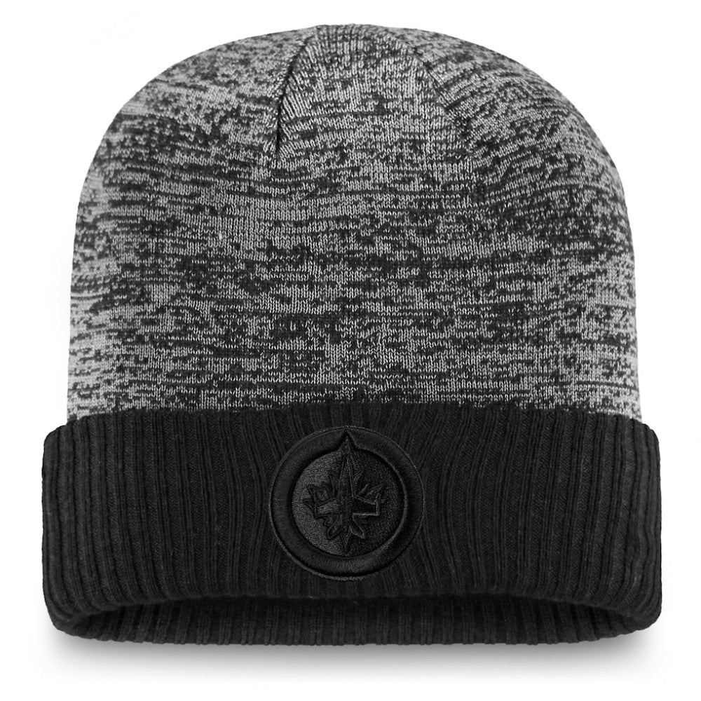 Winnipeg Jets Fanatics Authentic Pro Travel & Training Cuffed Knit Hat - Black | US 3738287