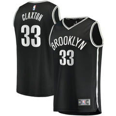 Nicolas Claxton Brooklyn Nets Fast Break Player Jersey Icon Edition Black - Fanatics