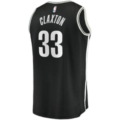 Nicolas Claxton Brooklyn Nets Fast Break Player Jersey Icon Edition Black - Fanatics
