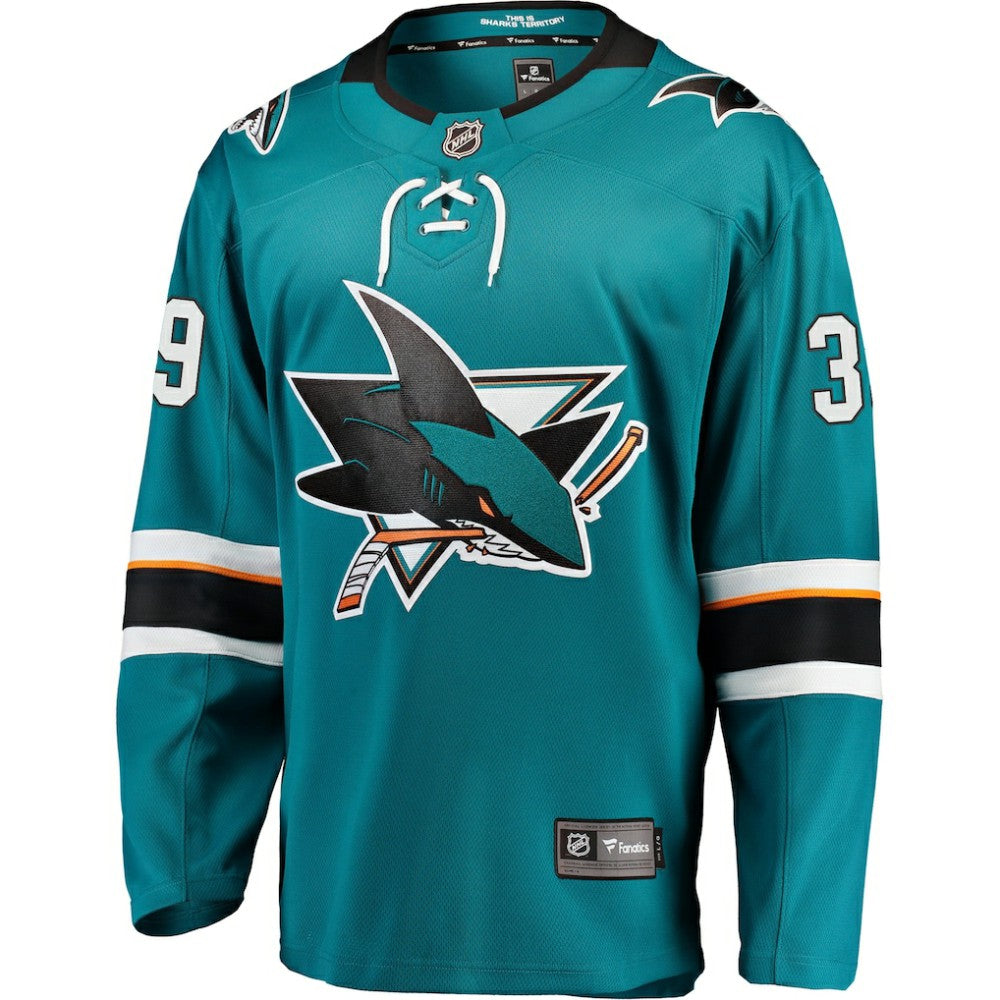 Logan Couture San Jose Sharks Fanatics Breakaway Jersey - Teal | US 3741636