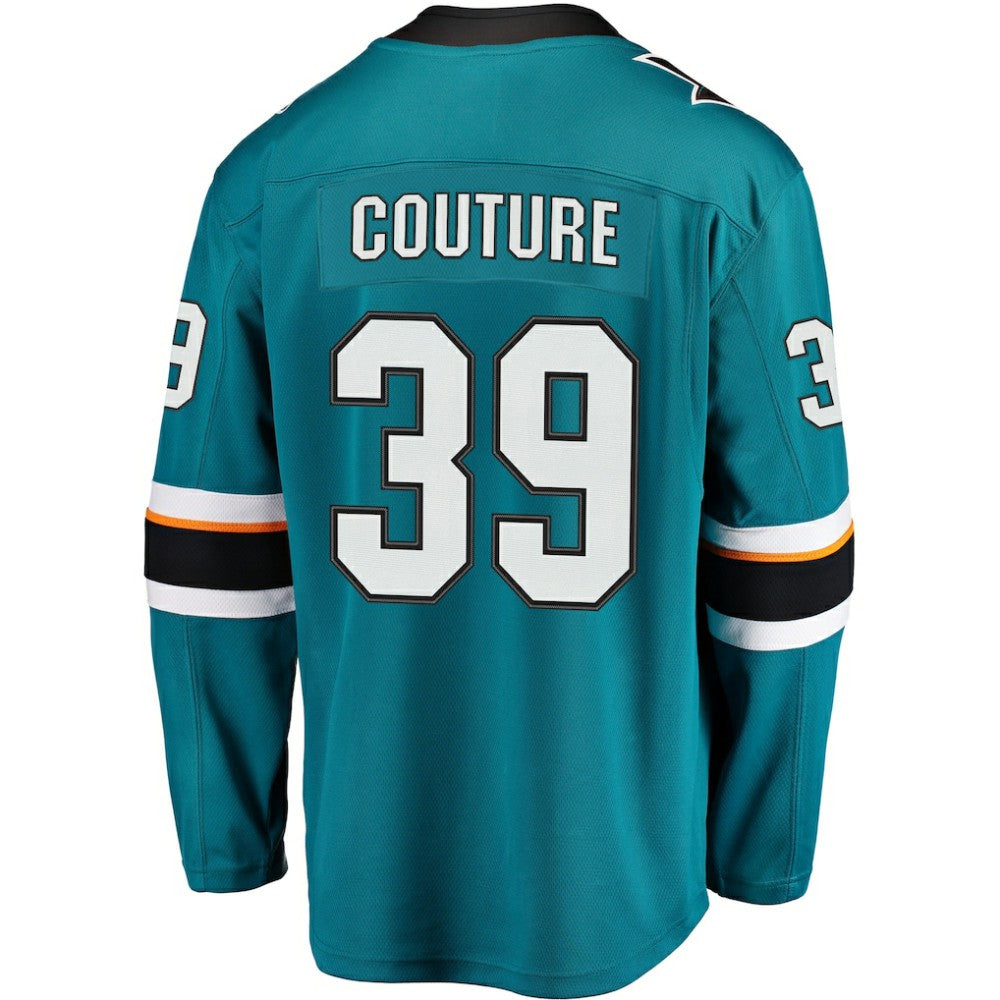 Logan Couture San Jose Sharks Fanatics Breakaway Jersey - Teal | US 3741636