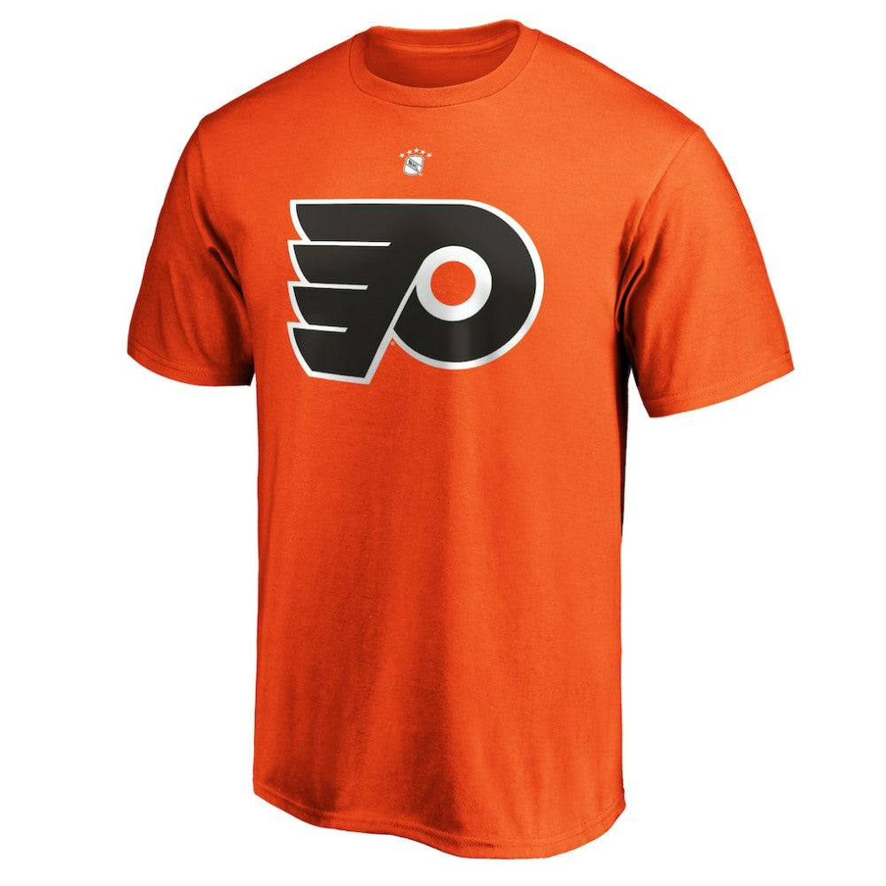 Paul Coffey Philadelphia Flyers Fanatics Authentic Stack Retired Player Name & Number T-Shirt - Orange | US 3749077