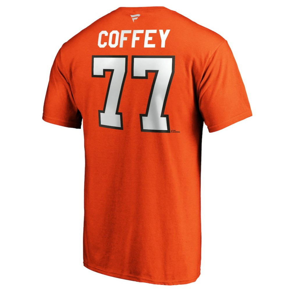 Paul Coffey Philadelphia Flyers Fanatics Authentic Stack Retired Player Name & Number T-Shirt - Orange | US 3749077