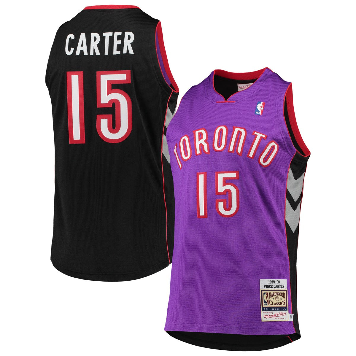 Vince Carter Toronto Raptors 1999/2000 Hardwood Classics Authentic Jersey Purple - Mitchell & Ness