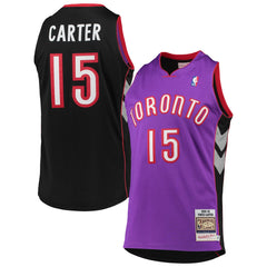 Vince Carter Toronto Raptors 1999/2000 Hardwood Classics Authentic Jersey Purple - Mitchell & Ness