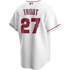 Mike Trout Los Angeles Angels Nike Youth Alternate Replica Player Jersey - White Jerseys