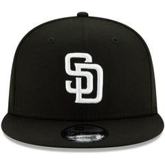 San Diego Padres New Era 9FIFTY Adjustable Hat - Black Hats