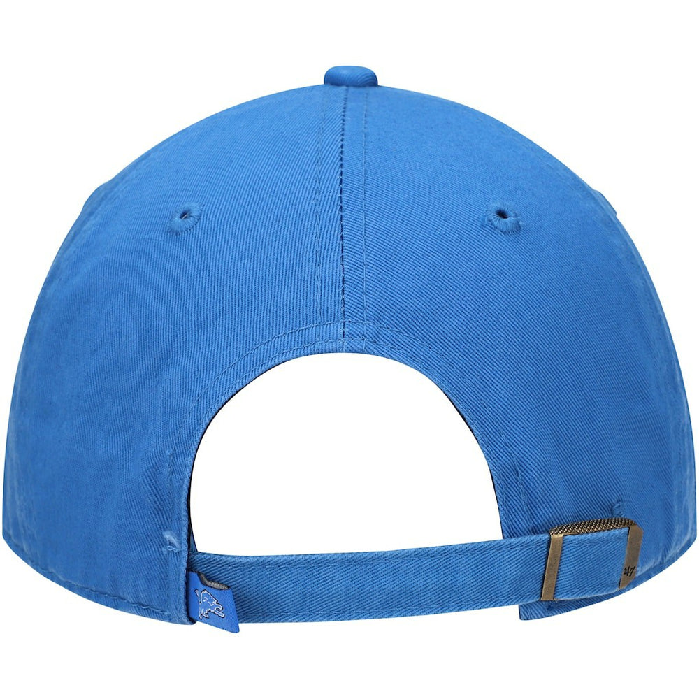 Detroit Lions '47 Primary Clean Up Adjustable Hat - Blue Hats