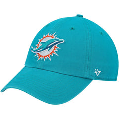 Miami Dolphins '47 Primary Clean Up Adjustable Hat - Aqua Hats