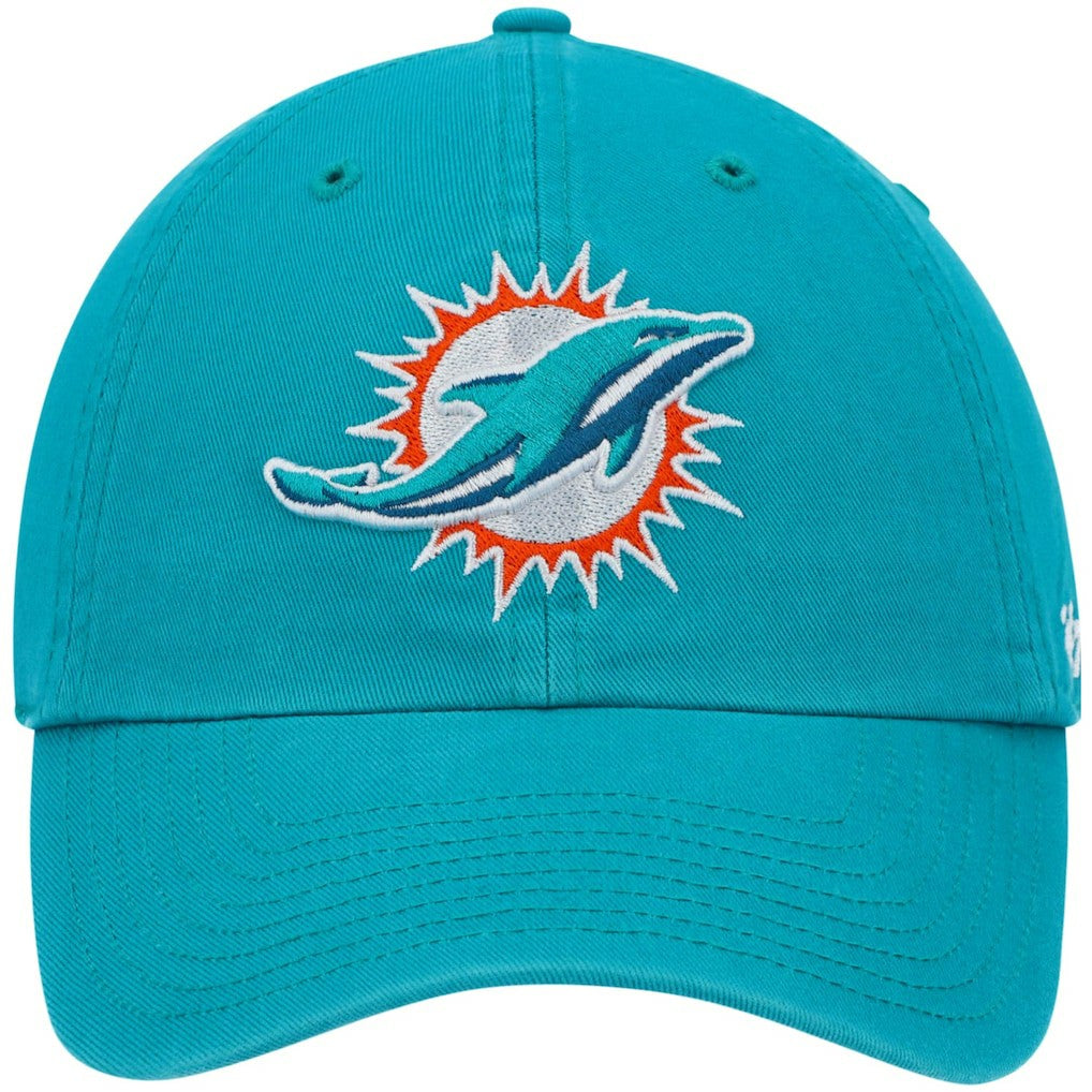 Miami Dolphins '47 Primary Clean Up Adjustable Hat - Aqua Hats