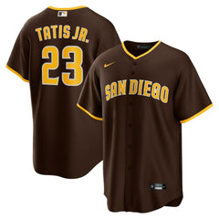 Fernando Tatis Jr. San Diego Padres Nike Alternate Replica Player Jersey - Brown Jerseys